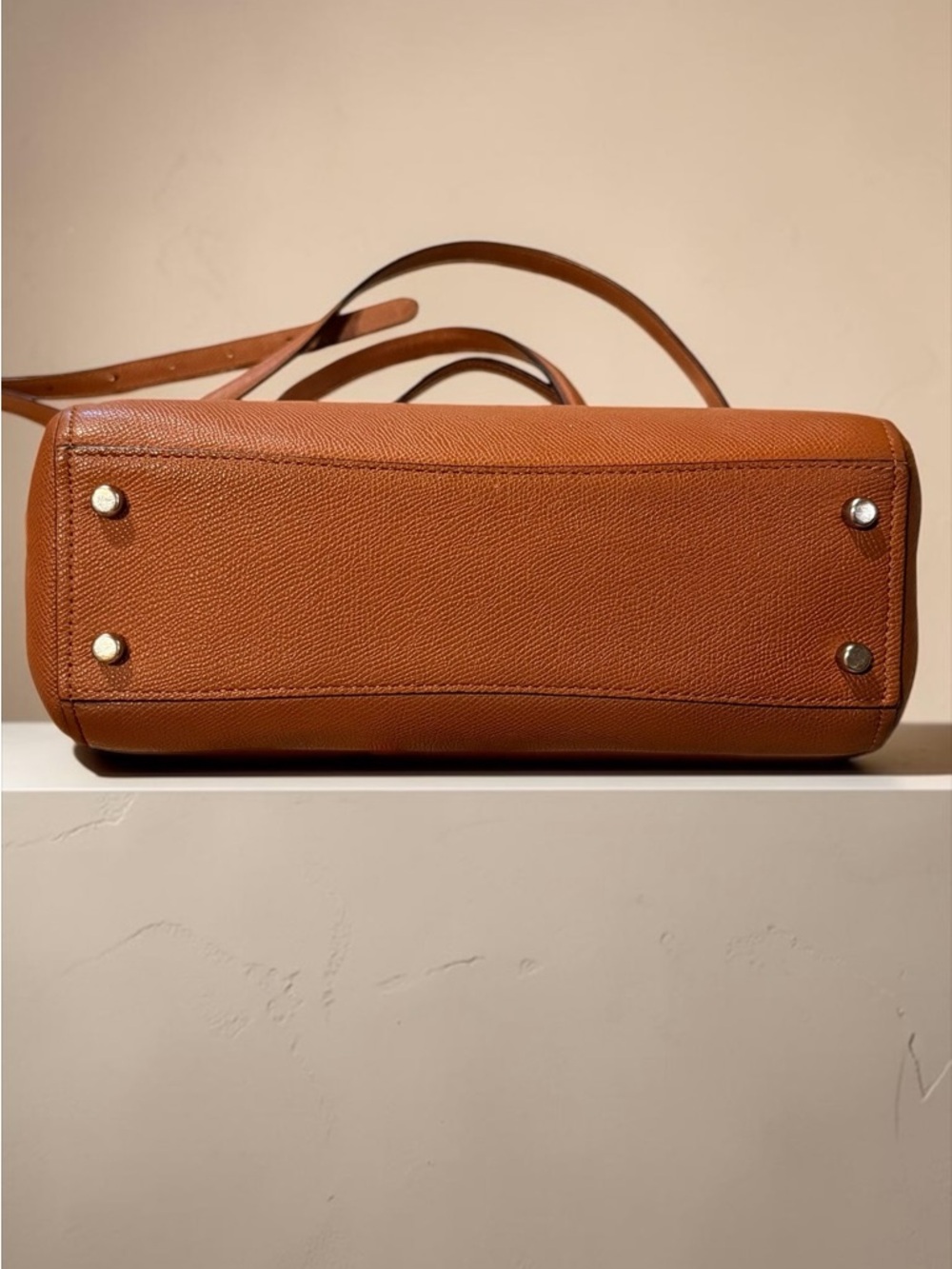 Coach Stanton Carryall 26 in Crossgrain Leather - Saddle/Silver - Picture 5 of 11